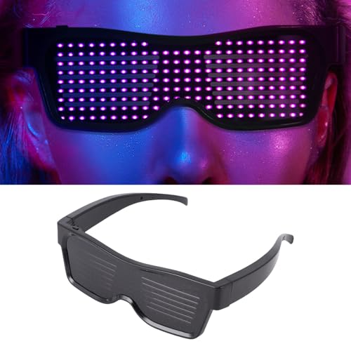 Gafas inteligentes con pantalla LED personalizable y 31 animaciones 2