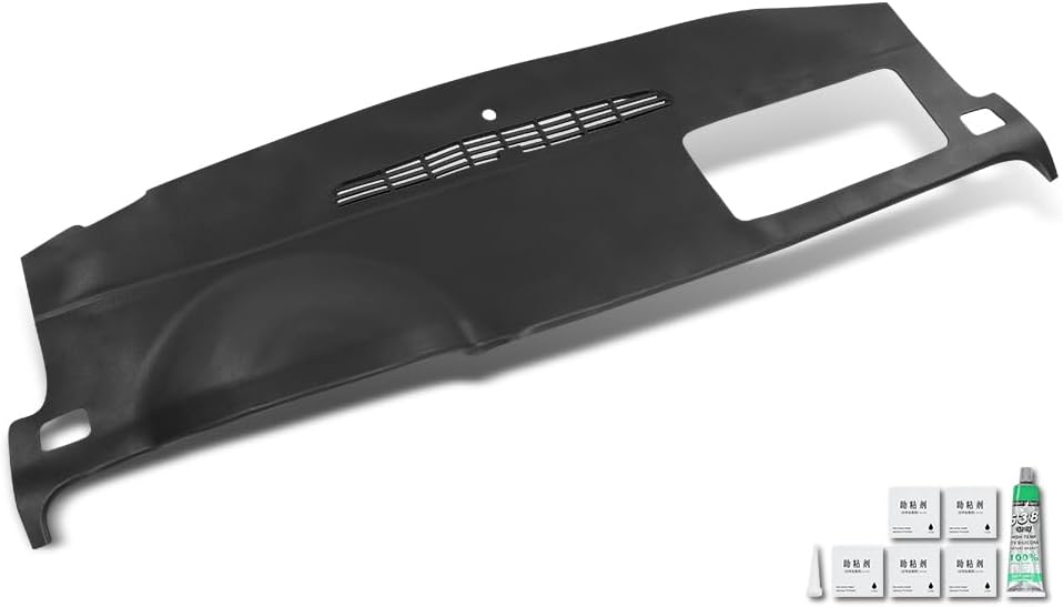ALLGOOD Molded Dash Board Cover Cap, Compatible with Chevy Tahoe/Suburban/GMC Yukon 2007-2014, Fit Chevy Avalanche/Silverado/GMC Sierra 2007-2013, Black