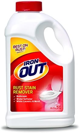 Iron OUT Powder Rust Stain Remover, Remove and Prevent Rust Stains in Bathrooms, Kitchens, Appliances, Laundry, and Outdoors, white, 4.75 lbs.