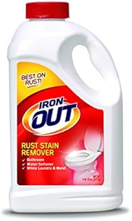 Iron OUT Powder Rust Stain Remover, Remove and Prevent Rust Stains in Bathrooms, Kitchens, Appliances, Laundry, and Outdoors, white, 4.75 lbs.