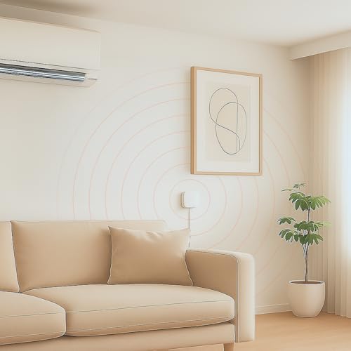 Image of Air Quality Sensor & Air Quality Monitor Indoor - Smart Indoor Air Quality Monitor with PM2.5, VOC, Temperature & Humidity | Air Quality Tester for Home, Office & Rentals | Version 2.O