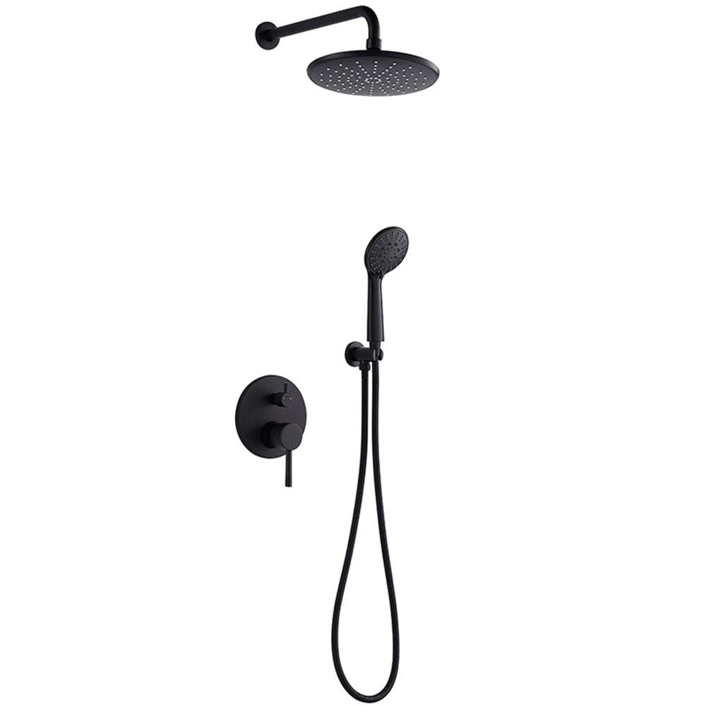 Mitigeur de douche bain ensemble de douche mitigeur eau chaude froide installation murale - 5