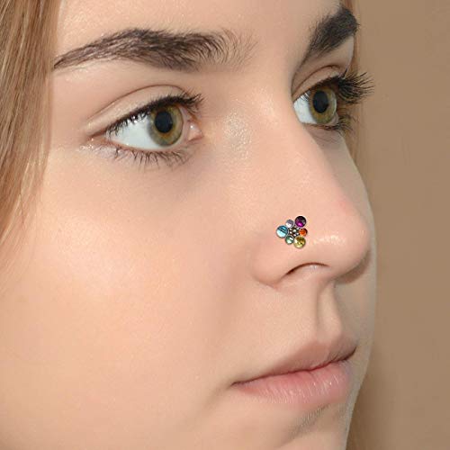 Nose Ring Stud - Surgical Steel Nose Piercing, Nostril Stud #TOP1