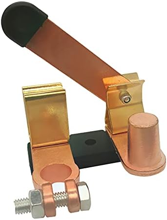 Ampper Top Post Knife Blade Master Switch, 12V / 24V Battery Disconnect Switch Isolator Power Cut Off for Marine Car Boat RV ATV (Negative)