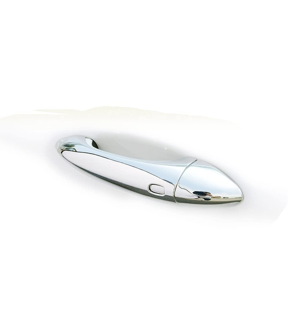 Housses De Poignées De Porte Extérieures Noires Chromées Pour Renault Megane IV (2016-2021) - Protection Et Style - Autocollantes - 3