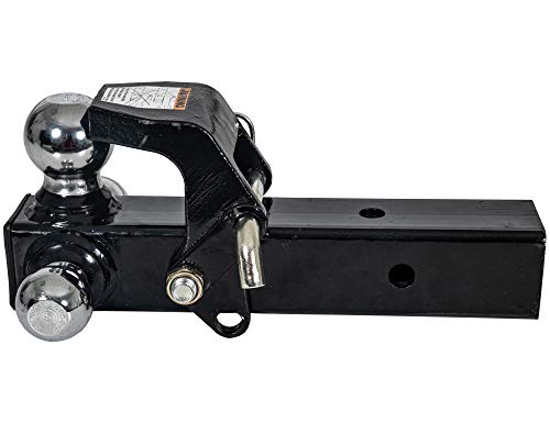 Image of Buyers Products 1802280 Tri-Ball Hitch with Hook for 2.5 Inch Receiver