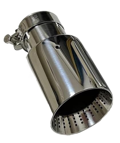 Silencieux d'échappement grand diamètre 114mm avec sortie de corne en acier inoxydable