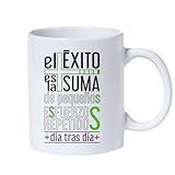 Docliick - Taza de café con frases motivadoras y original.Taza friki 350 ml, taza para regalo graciosa. Taza desayuno bonita.El Éxito