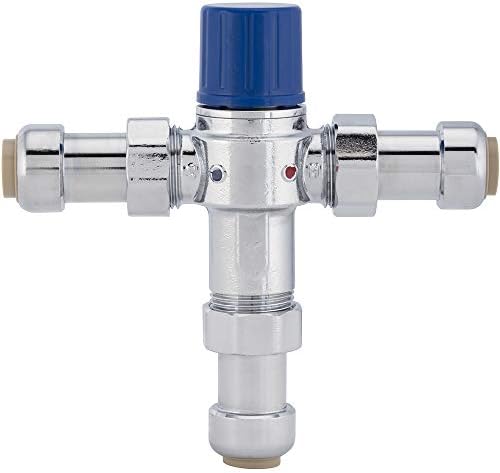 Jones Stephens C77469LF 3/4" 3/4" PlumBite Push On Thermostatic Mixing Valve