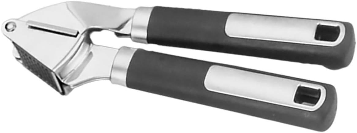 Stainless Steel Garlic Press Manual Crusher Tool Home Garlic Mincer Kitchen Utensil and Cooking Preparation