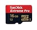 Produktbild SanDisk Extreme Pro 16 GB microSDHC Class 10 UHS-I 16 GB microSDHC Klasse 10 Speicher Flash  Memoiren Flash (16 GB, microSDHC, Klasse 10, 95 MB/s, schwarz, rot)