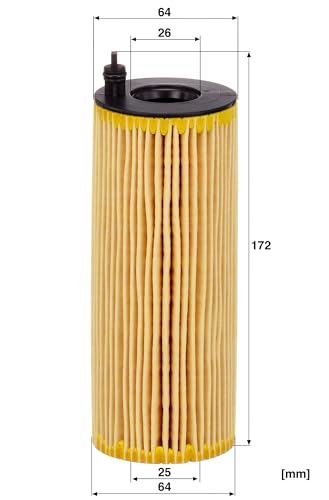MANN-FILTER, HU 721/5 x Ölfilter – Ansicht 3