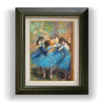 Amazon.co.jp: ドガ 青い踊り子たち F4 油絵直筆仕上げ 479