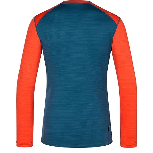 LA SPORTIVA Damen Tour Longsleeve, storm blue-cherry tomato, M