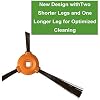 Replacement Parts (New Version) Compatible with EcoVacs Deebot 500, Deebot 600, Deebot 601, Deebot 711, Deebot N79W, Deebot N79W Plus, Kit DO3GKTA 6 Brushes and 6 Filters