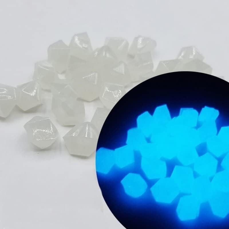 glow in the dark pebbles,pebbles, Glow Stones 1200Pcs Glowing in The Dark Pebbles for Walkways, Gardening Luminous Glow Stones Outdoor Decor Glowing Water Fish Tank Gravel (Color : Pink) (Color : Bia