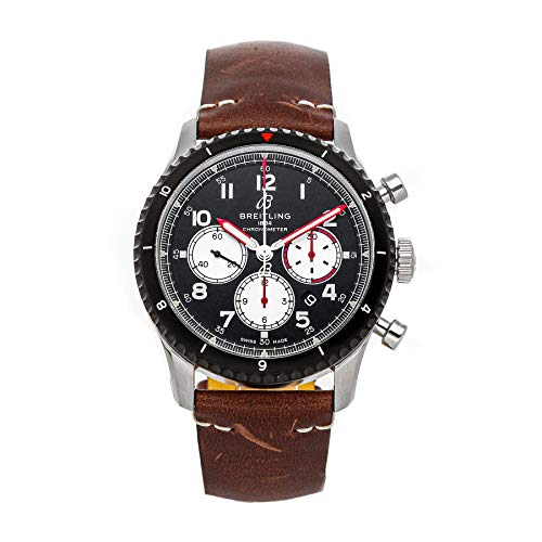 Breitling Aviator 8 B01 Chronograph 43 Mosquito Black Dial Watch AB01194A1B1X2