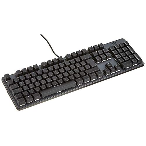 Trust Gaming Mechanische Gaming Tastatur mit LED Beleuchtet (Deutsches QWERTZ Layout, Rote Schalter, Anti-Ghosting N-Key-Rollover, Metall Oberplatte) schwarz