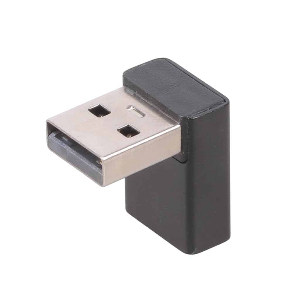 Tsophreniq USB3.0 Male to Female 90 Degree Right Angled Extension Adapter USB Connector Data Sync Extension for Laptop USB