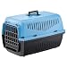 Ferplast Katzentransportbox SKIPPER 2, Hundetransportbox, Haustiertransportbox für kleine Hunde und Katzen bis 8 kg, Hundetransportbox, Katzentransportbox, 55x36xH 33 cm, aus Kunststoff mit Klappgriff