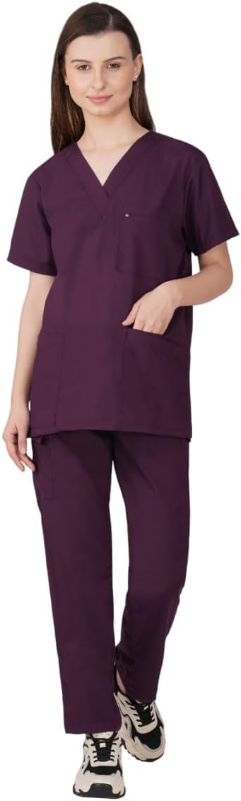 PRAGATI TRENDS Women Scrub Suit - Ideal for Doctors, Nurses, Dentists and Healthcare Professionals