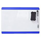 21 x 30 cm (A4) – Nous savons combien il est important pour vous de montant pour avoir beaucoup d'espace pour écrire des notes, des rappels, liste de courses,.. nos utilisateurs aiment la bonne taille A4 de notre réfrigérateur tableau blanc.