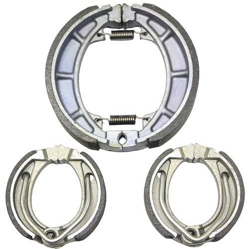 Image of Front Rear Brake Shoes for Polaris Outlaw 50 2008-2018 90 2007-2016 307 338 | Sportsman 90 2001-2016 - Outlaw Sportsman 110 2016-2024 - Predator 50 90 2004-2007 - Scrambler 50 90 2001-2003 Drum Brakes