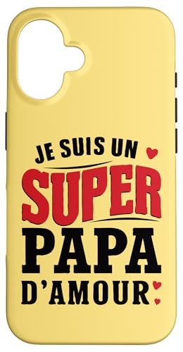 Je Suis un Super Papa d�fAmour �X�}�z�P�[�X iPhone 16 �p