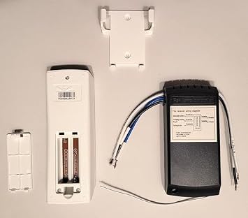 3-in-1 Ceiling Fan Light Timing & Speed Remote Universal Ceiling Fan Remote Control Kit, Compatible with Brands Like Breeze/Hunter/Harbor/Honeywell/Westinghouse