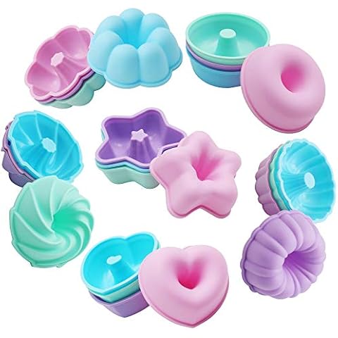 To encounter 24Pack Silicone Donut Molds Cover