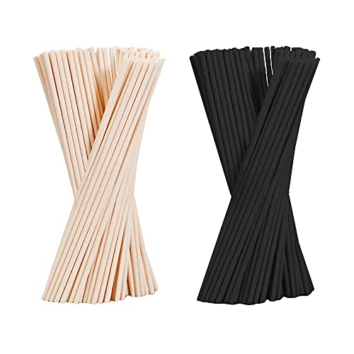 Dtoterul Varillas Ambientador 100 Piezas Ambientador Varillas Reemplazo de Varillas Difusoras Aroma Diffuser Sticks Difusor Aceites Esenciales de Recambio para Fragancia de Aroma, 240 * 3 mm