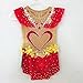 LIUHUO Rhythmic Gymnastics Leotards Fashionable Comfortable Red Elegant Stylish