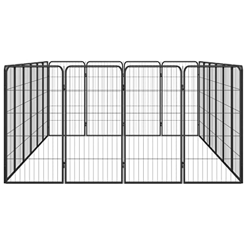 Parc pour chien robuste avec tiges de stabilisation acier - 5
