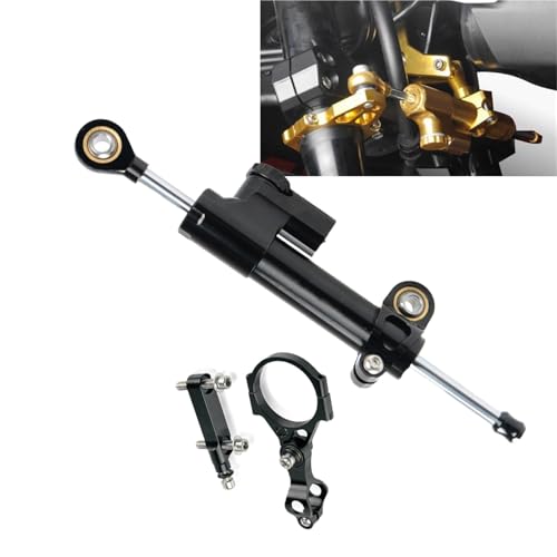 Amortisseur de direction pour moto Kawasaki Versys 650 2016 stabilisateur noir