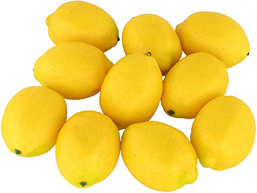 image for Fake Lemons Lemon Decor for Kitchen Faux Fake Fruit, Lemons Organic De