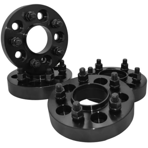 Entretoises de roue 30mm noir argent pour Jeep Wrangler JL élargisseurs de voies 4 pièces