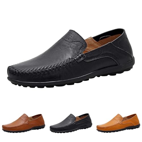 Men's Loafers Casual Slip On Shoes Soft Penny Loafers Breathable Lightweight Driving Shoes Comfortable Wide Width Mules2