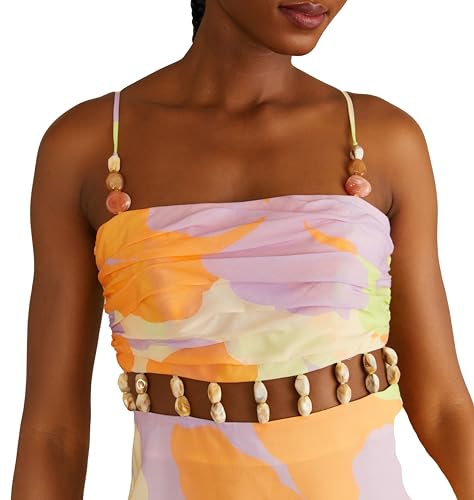 AMUR Women's Georgie Beaded Waist Midi4