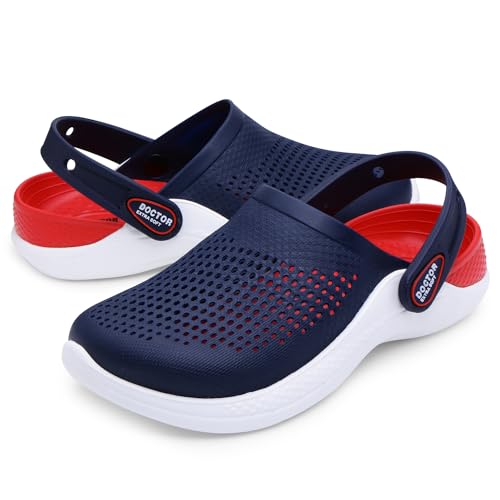 دكتور اكسترا سوفت صندل رياضي كلاسيكي كاجوال للرجال مع حزام خلفي قابل للتعديل للبالغين، موديل D-513