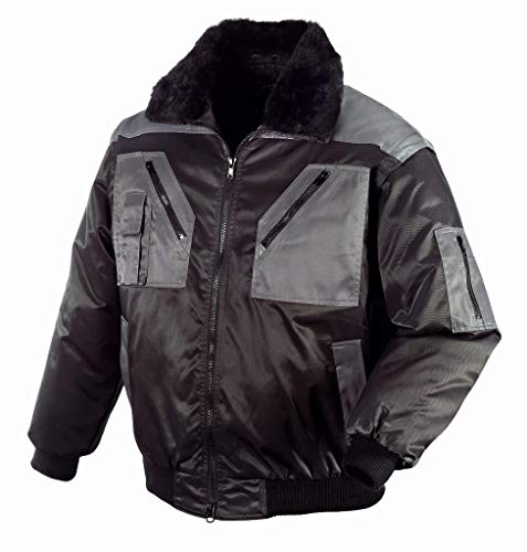 teXXor Piloten Oslo Arbeitsjacke mit abnehmbaren Ärmeln, 3XL, grau, 4170