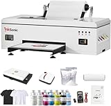InkSonic L1800 DTF Printer Machine, A3 T-Shirts Printing Machine with Oven & Laptop, Direct to Film, Heat Transfer DTF Kit for Clothing Design, 13' Print Width, Suitable for Cotton, Denim, Canvas
