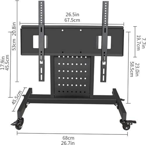 Soporte móvil para TV de 32" a 75" con ruedas y rotación miniatura 2