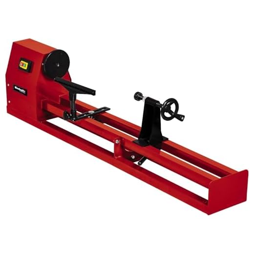 Einhell Torno TC-WW 1000/1 (400 W, 280 mm de diámetro máximo de torneado, velocidad del husillo 890-2600 rpm, incl. punta impulsora y la placa frontal)