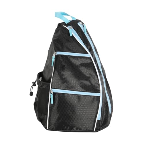 Dynwave Mochila para Pickleball Racketball Bolsa tipo bandoleira Multifuncional Bolsa de mão leve Bolsa para raquetes de tênis de mesa Bolsa para garrafa de