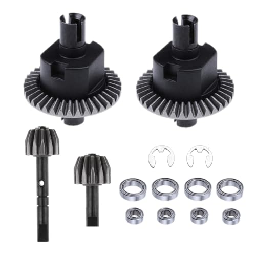 HSP Redcat Volcano 94123 94107 94111 94118 94166 1/10 RCカーアップグレードパーツ用フロント&リアディファレンシャル&ギアキット