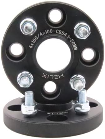 HELIX ハブ付 ワイドトレッドスペーサー 4H PCD100 内径54mm M12XP1.5 マットブラック
