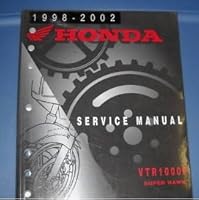 1998 1999 2000 2001 2002 Honda Super Hawk VTR1000F Service Repair Manual NEW B01K2O2UH4 Book Cover