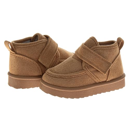 Josmo Kids Girls Boys Boots Cozy Winter Snow Fuzzy Ankle Boots Shoes Kid's Low Ankle Boot for Toddler/Little Kid/Big Sizes4