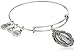 Alex and Ani Mother Mary Charm Bangle in Rafaelian Silver, A14EB21RS, 2.5"