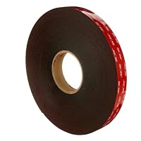 3M VHB Tape 5952 Double-Sided Acrylic Foam Tape, Black, 1 in x 36 yd — image 4